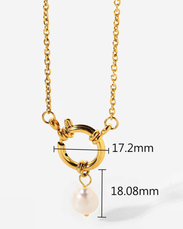 Collier en acier inoxydable pour femme