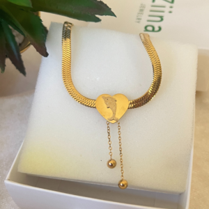 Collier en acier inoxydable pour femme